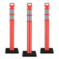 45'' Traffic Delineator Post with Reflector (3-Pack) product